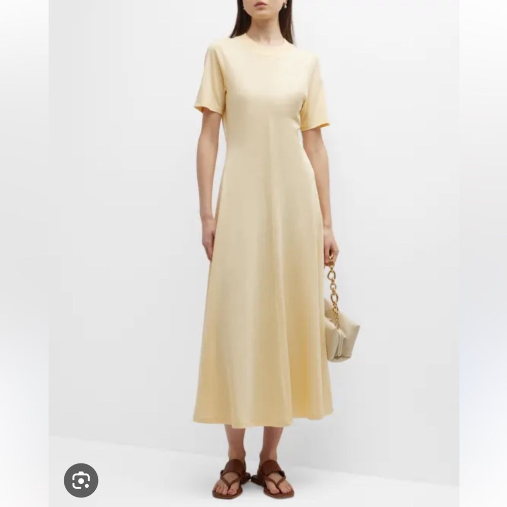 Loulou Studio Cream Midi Dress